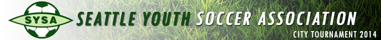 2014 SYSA City Tournament banner